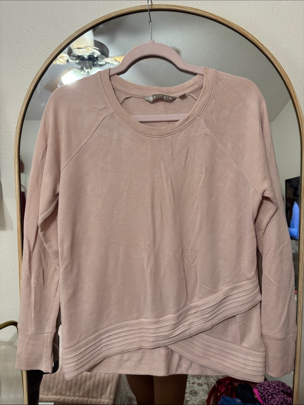 Athleta Dusty Rose Crewneck Sweatshirt